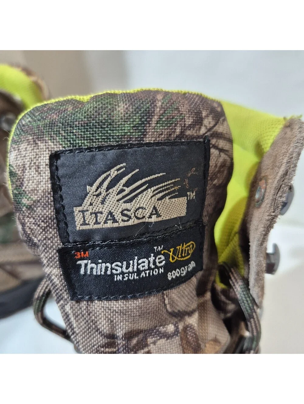 Itasca Big Buck Realtree Thinsulate 800 Gram Waterproof Boots Youth Sz 5 Hunt